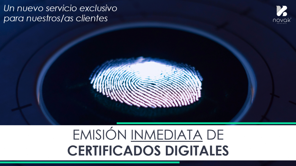 Emisión de certificados digitales