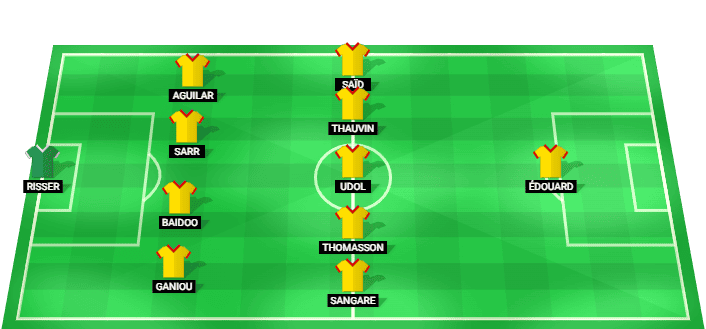 Formación probable del Lens frente a Crystal Palace en la Como Cup